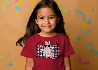 🎃👻 BOO Plaid Ghost Tee👻🎃