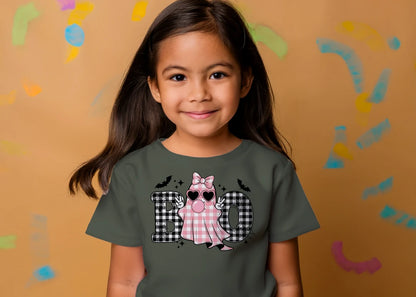 🎃👻 BOO Plaid Ghost Tee👻🎃