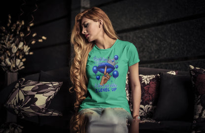 👑💙 Birthday Queen “Level Up” Tee 👑💙