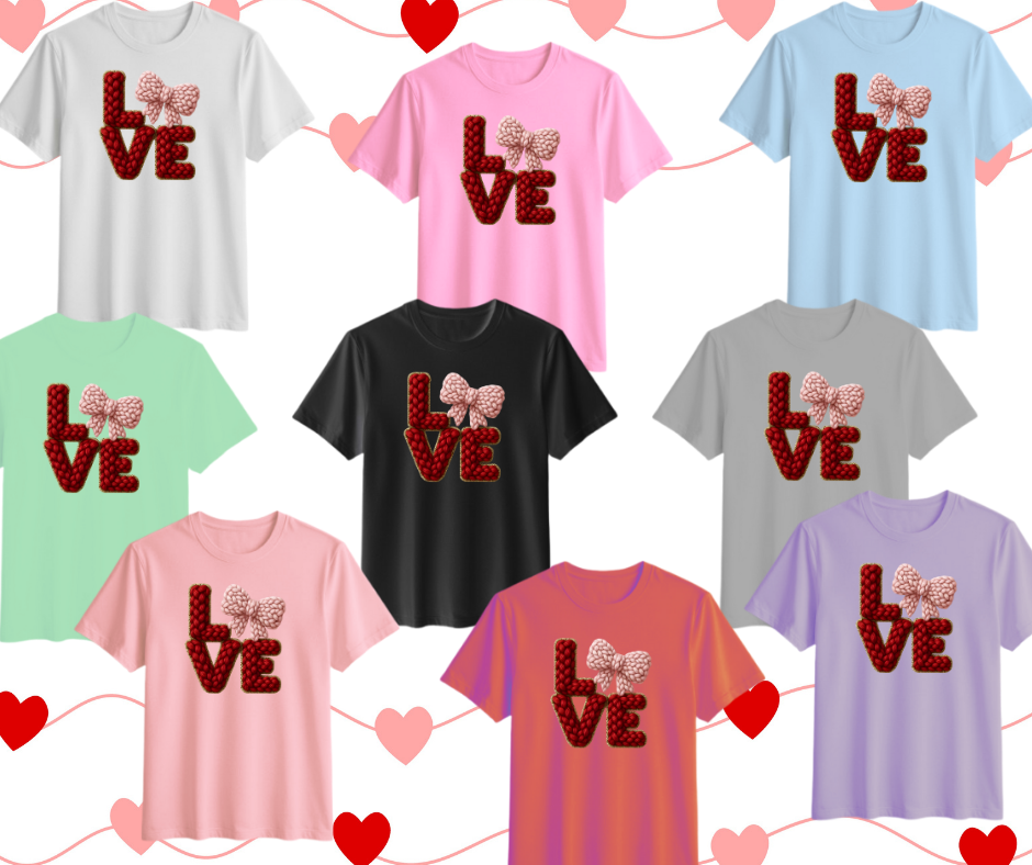 💕Knitted Love Cozy Faux-Embroidery💕