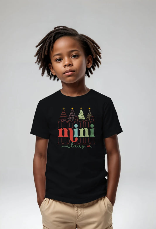 🎄❤️ “Mini Claus” Christmas Tee 💚✨