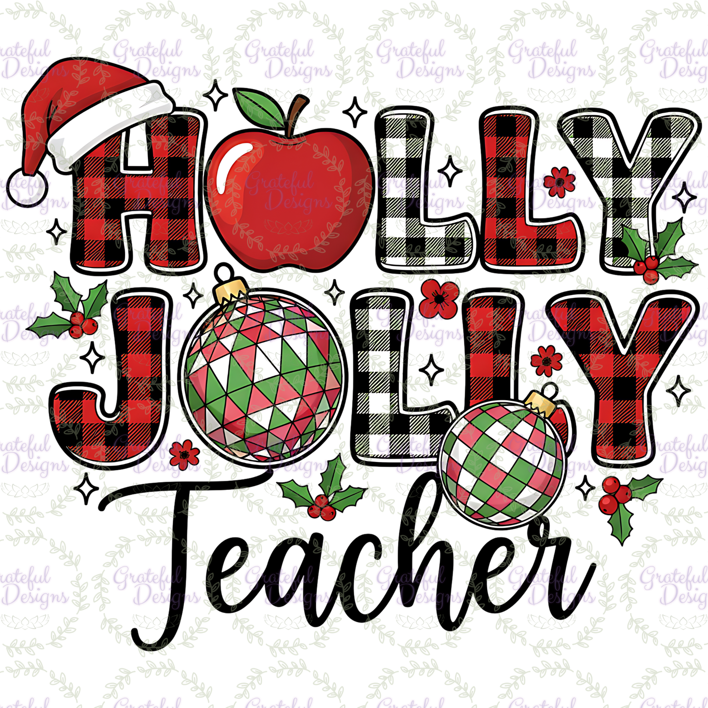 🎄🍎 Holly Jolly Teacher 🎄🍎