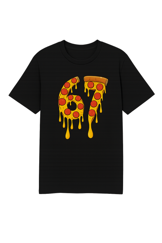 🍕 67 Pizza Drip Tee 🍕🔥