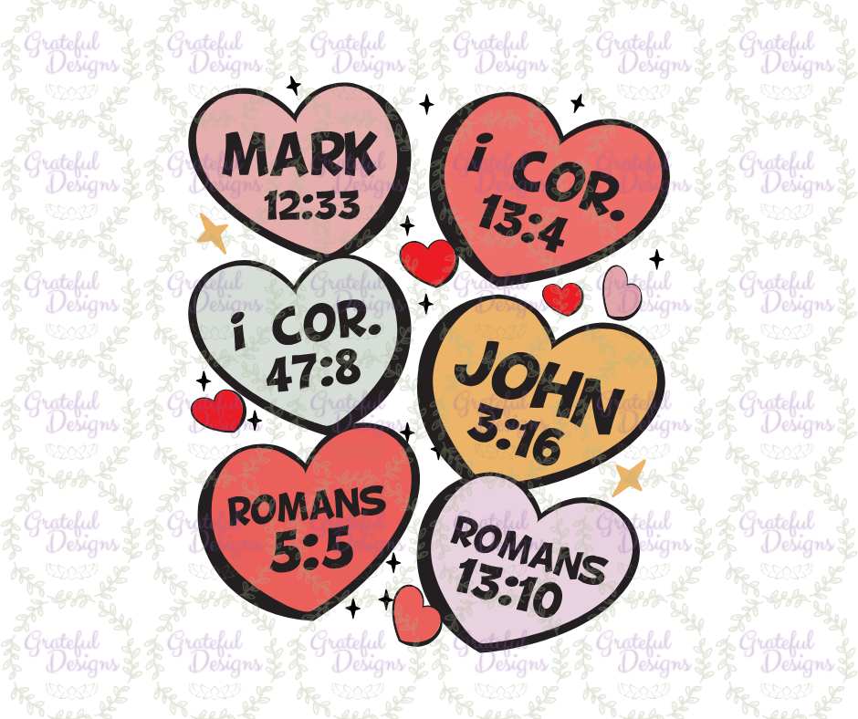 🍬💕Bible Verse Candy Hearts 🍬💕