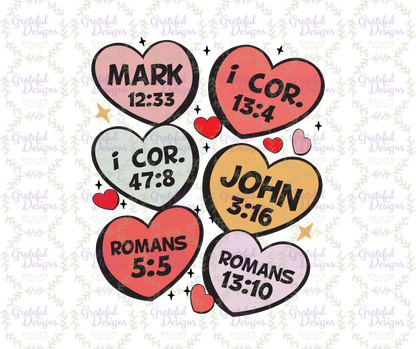 🍬💕Bible Verse Candy Hearts 🍬💕