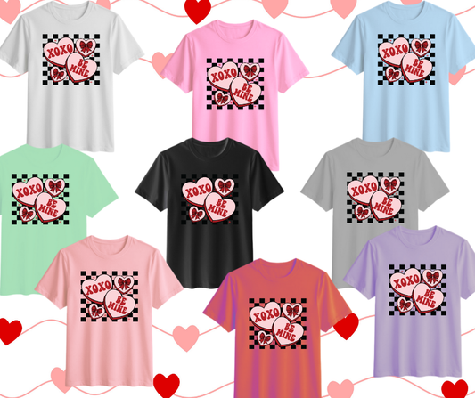 💋XOXO Be Mine Valentine Hearts Design💋