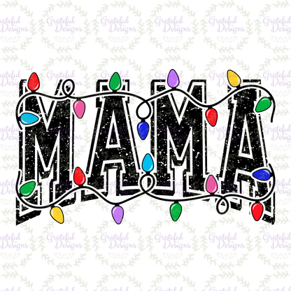 🎄✨ Christmas Lights Mama Tee🎄✨