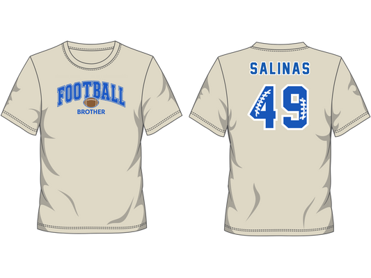 🏈👕 Custom Football Tee ✨(Toddlers)