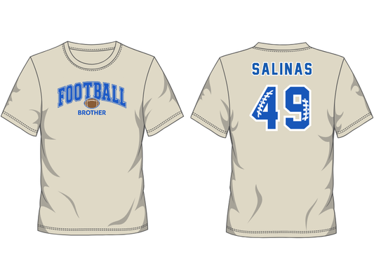 🏈👕 Custom Football Brother Tee 👕🏈