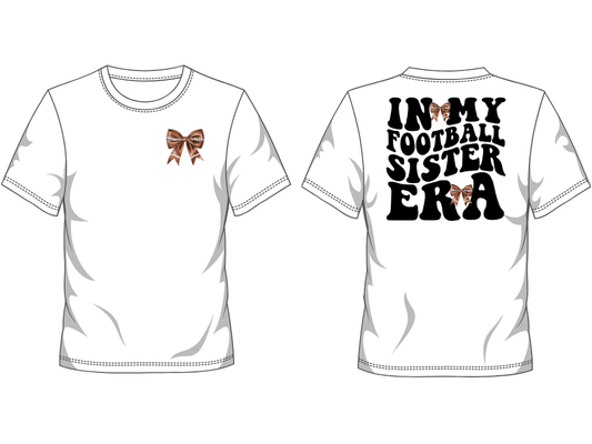 🎀🏈 Football Sister Era Tee 🎀🏈