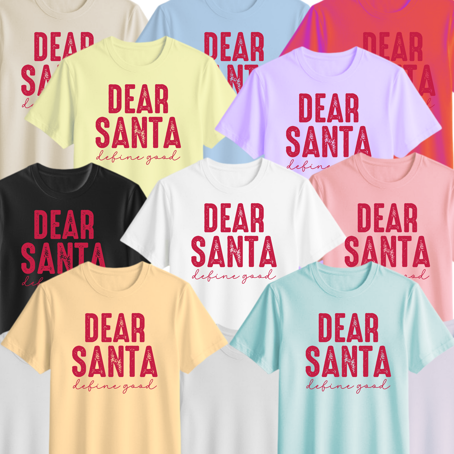 🎁✨Toddler Sweatshirt Dear Santa, Define Good🎁✨