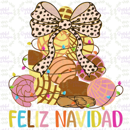 🎀🍫 “Feliz Navidad Conchas” Christmas Tee 🎀🍫