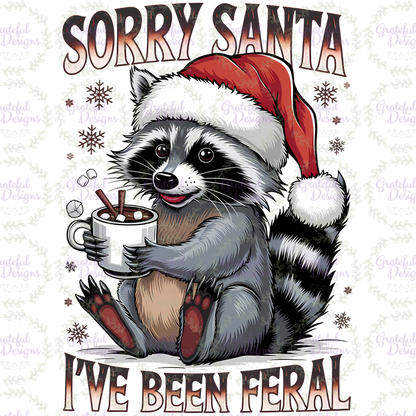 🦝🎅 Sorry Santa, I’ve Been Feral 🦝🎅