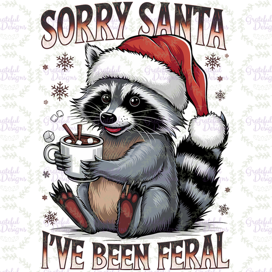 🦝🎅 Sorry Santa, I’ve Been Feral 🦝🎅