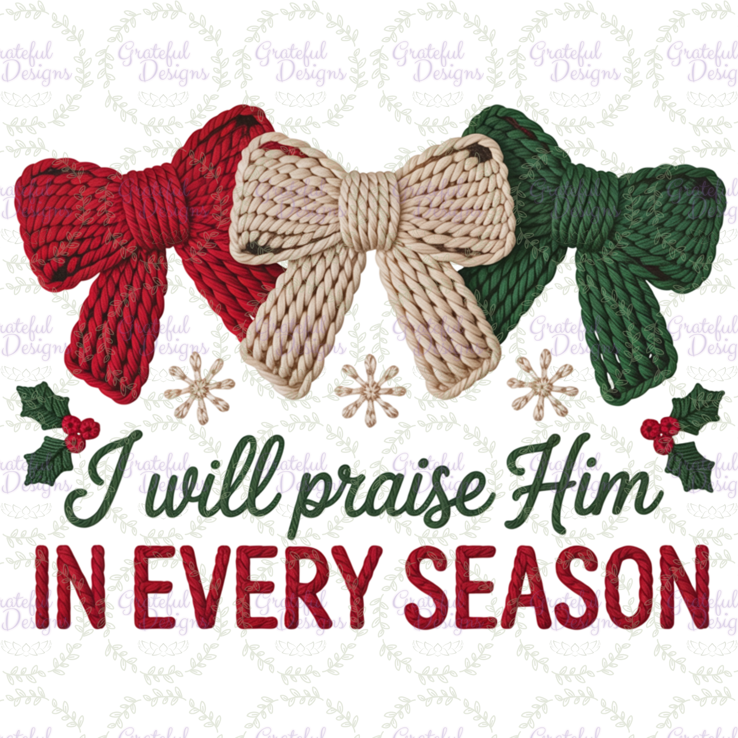 🎀🙏 “In Every Season” Praise Tee 🎀🙏