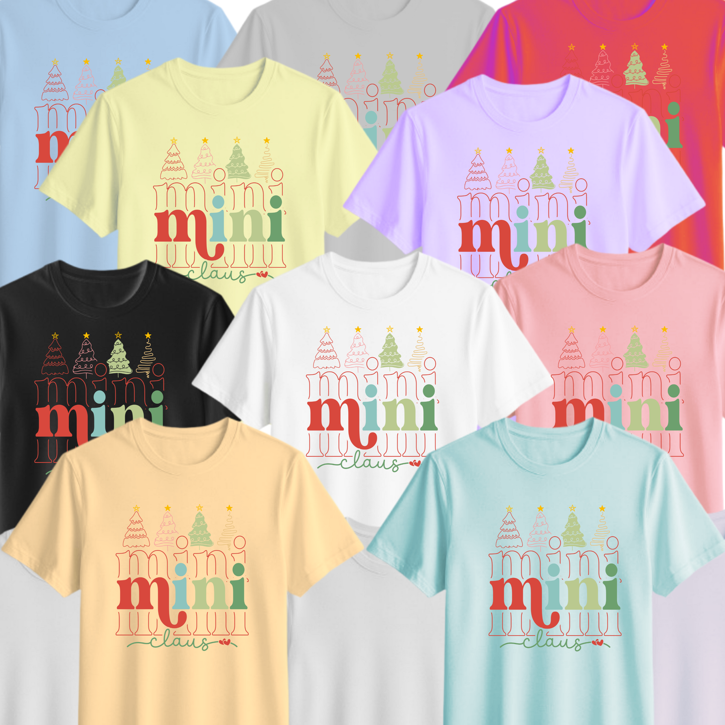 🎄❤️ “Mini Claus” Christmas Tee 💚✨