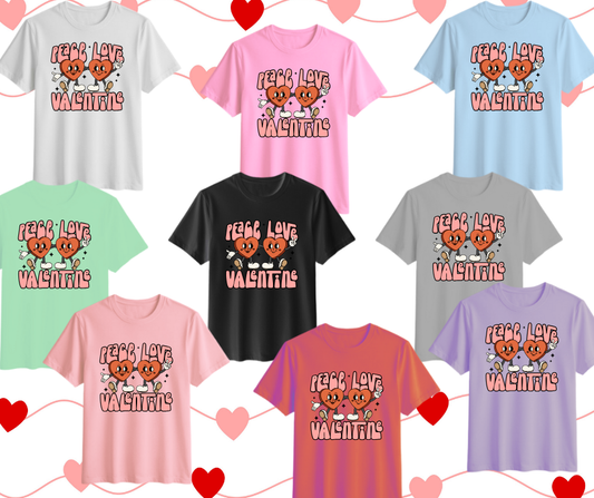 ✌️💞Peace Love Valentine Retro Heart Design✌️💞
