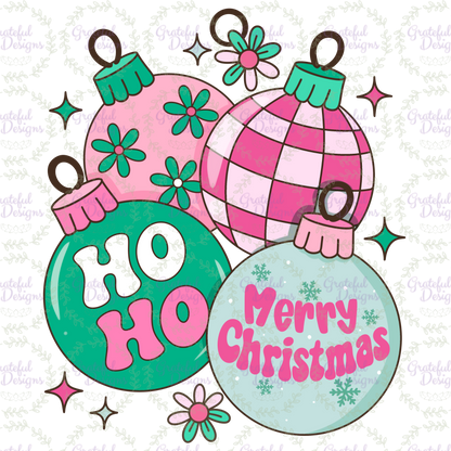 💗💚 “Retro Christmas Ornaments” ✨🎄