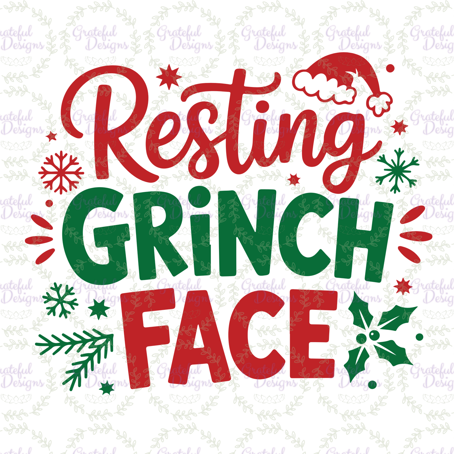 💚 “Resting Grinch Face” Christmas Tee 🎄😆