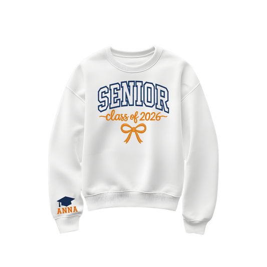 ✨🎓 Senior Class of 2026 Crewneck Sweatshirt 🎓✨
