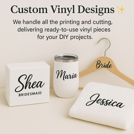✨🧴  Custom Adhesive Vinyl Designs 🧴✨